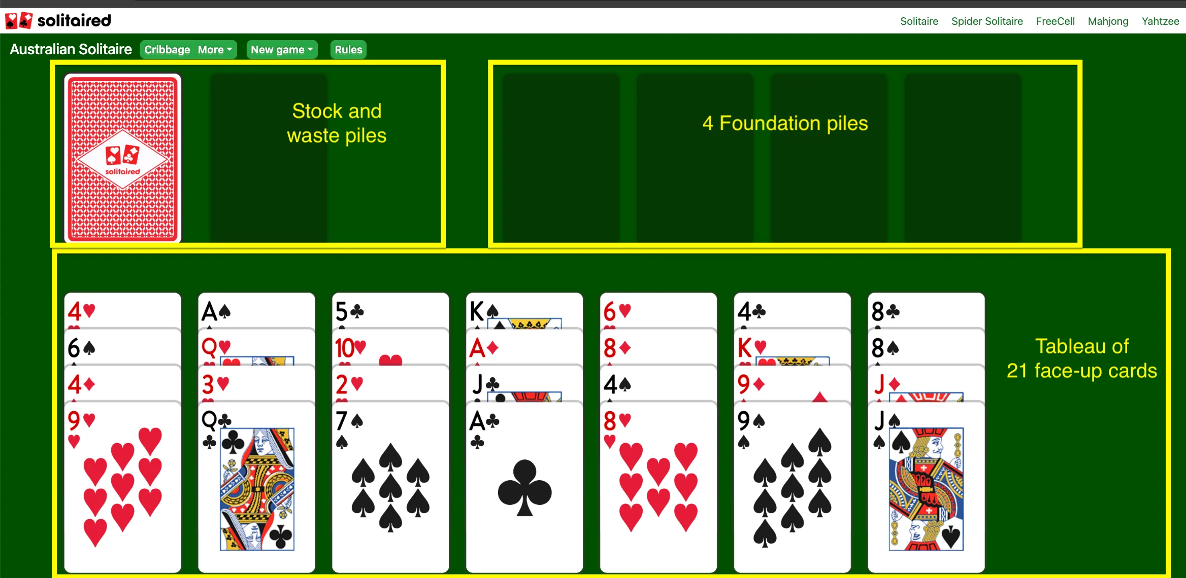Spider solitaire 247 2 suit
